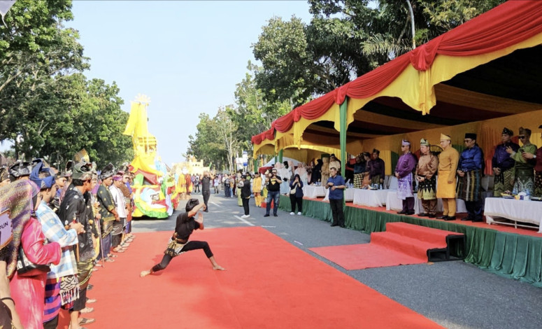 Pawai Budaya Hari Jadi ke-68 Riau, Magnet Pariwisata Membawa Kemajuan Daerah