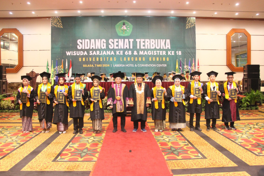 Di Wisuda ke 68, Rektor Sebut Unilak Semakin Mendapat Hati Masyarakat Riau dan Indonesia