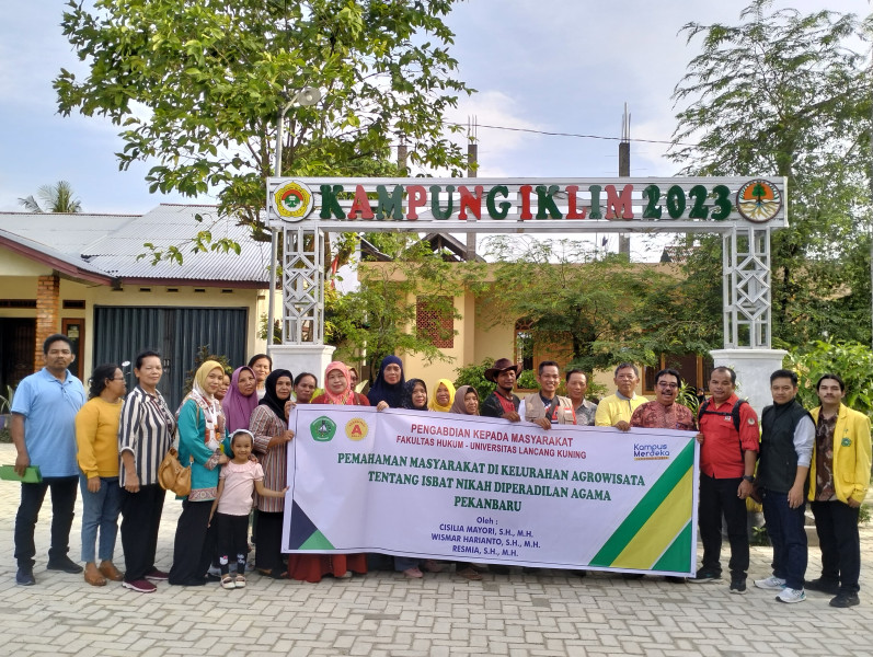 Mengenalkan Isbat Nikah, Tim Dosen FH Unilak Lakukan Sosialisasi di Agrowisata
